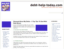 Tablet Screenshot of debt-help-today.com